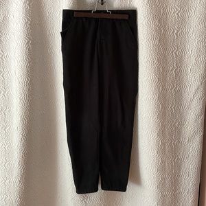 Boys black slim fit chinos by George